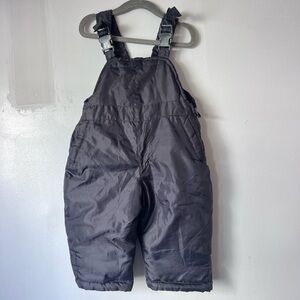 OshKosh B'gosh Charcoal Kids Snow Bib Overalls 18 months